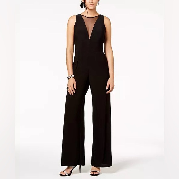Night Way Collections Pants - Night Way Collections Navy Blue Jumpsuit